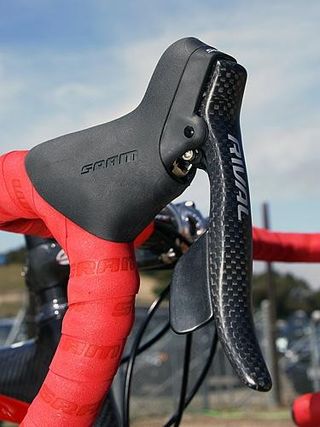 The SRAM Rival group has received substantial upgrades for the coming year, not the least of which includes carbon fiber brake lever blades.
