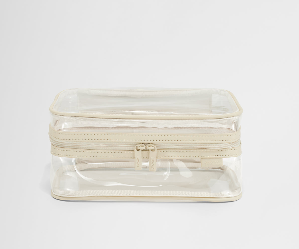 Clear Toiletry Bag in Clear