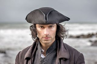 Aidan Turner as Ross in the final series of Poldark