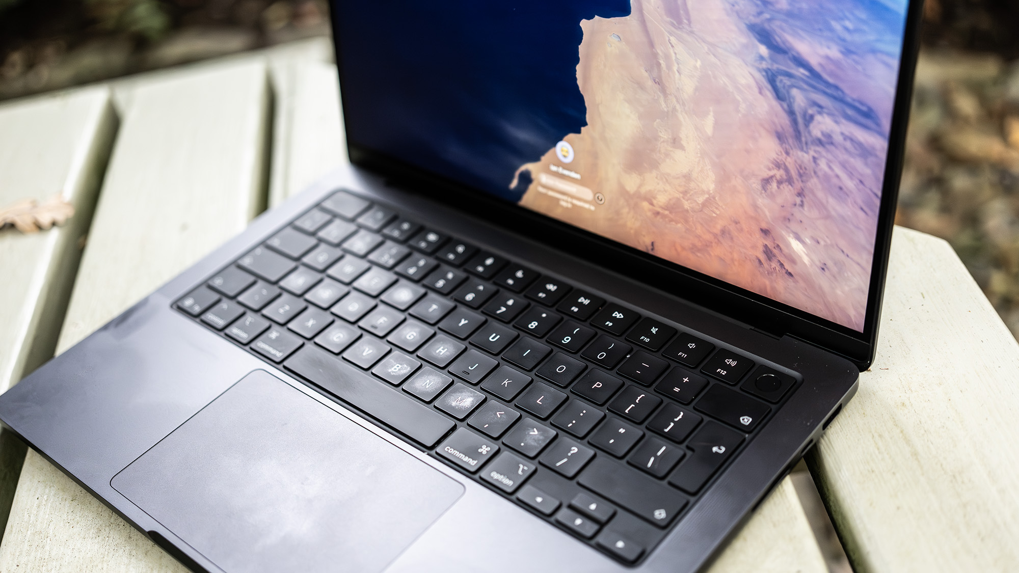 Apple 14-inch MacBook Pro with an M5 processor inside it