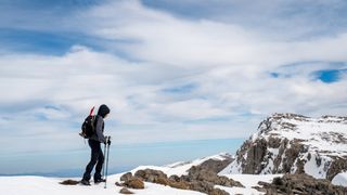 9 reasons you need trekking poles: snowy hiking