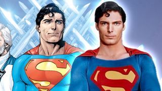 Superman in comics and Christopher Reeve as Superman