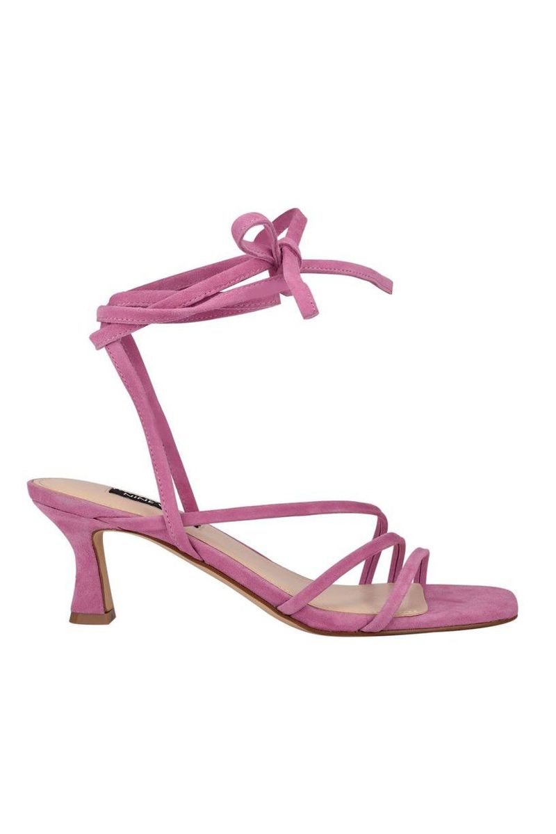 Agnes Ankle Wrap Heeled Sandal