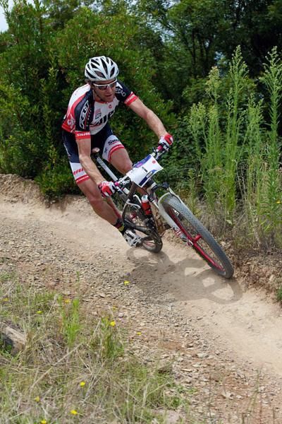 Andy Blair holds a line.