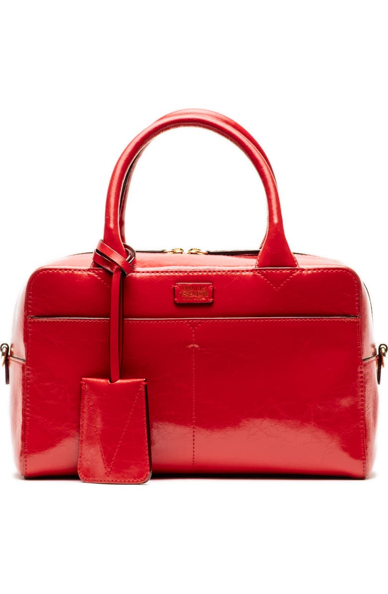 Bunny Crinkle Leather Satchel