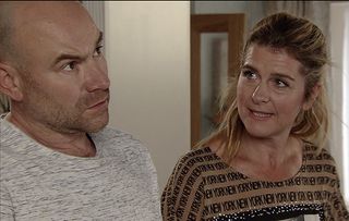 Coronation Street Gina Comforts Tim