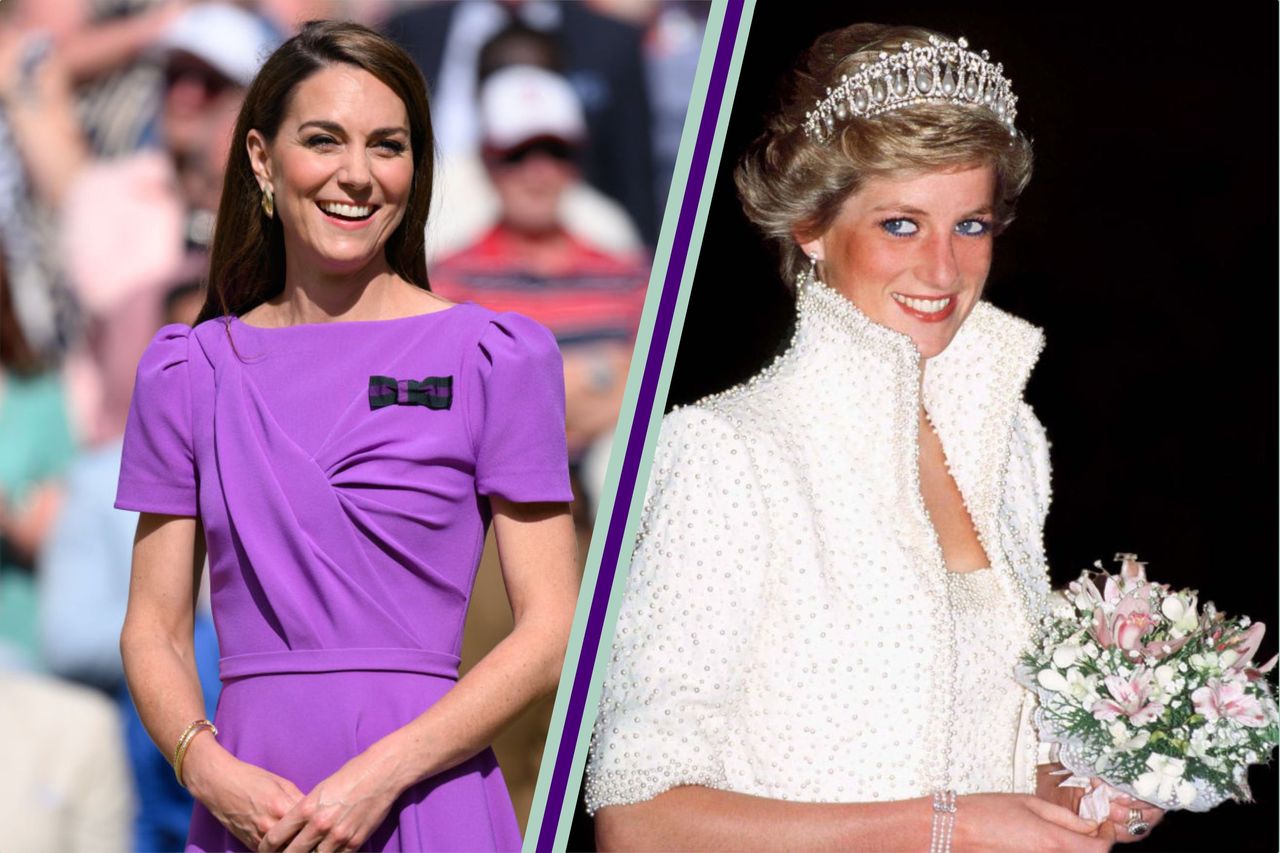 Kate Middleton and Princess Diana