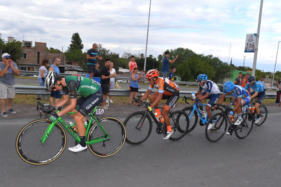The breakaway on stage 7 of the Vuelta a San Juan