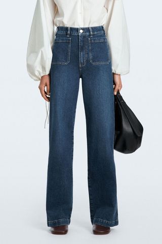 Arket Lupine High Flared Stretch Jeans