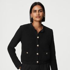 Marks & Spencer Textured Knitted Jacket