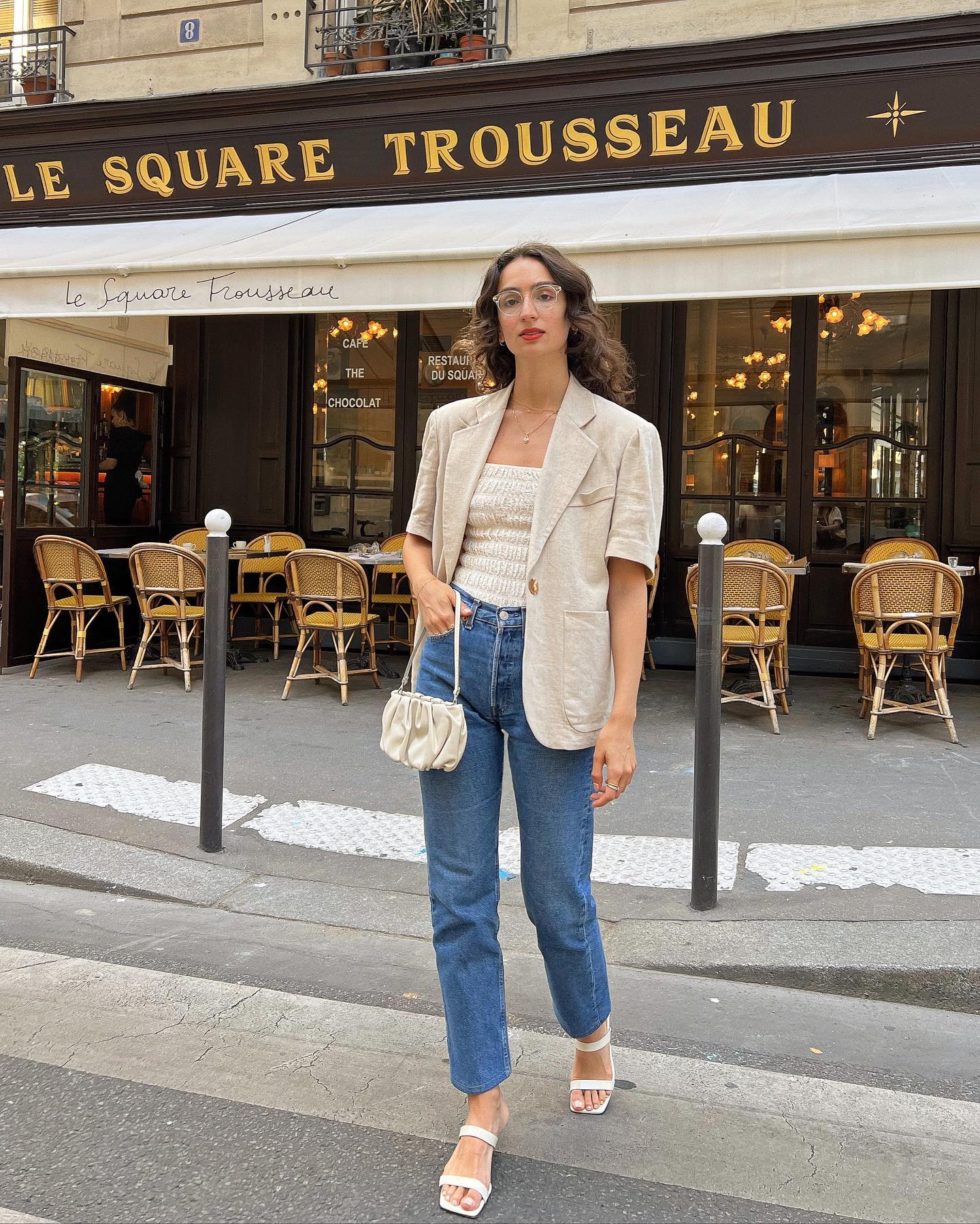 French girl linen outfits: @pia_mbd