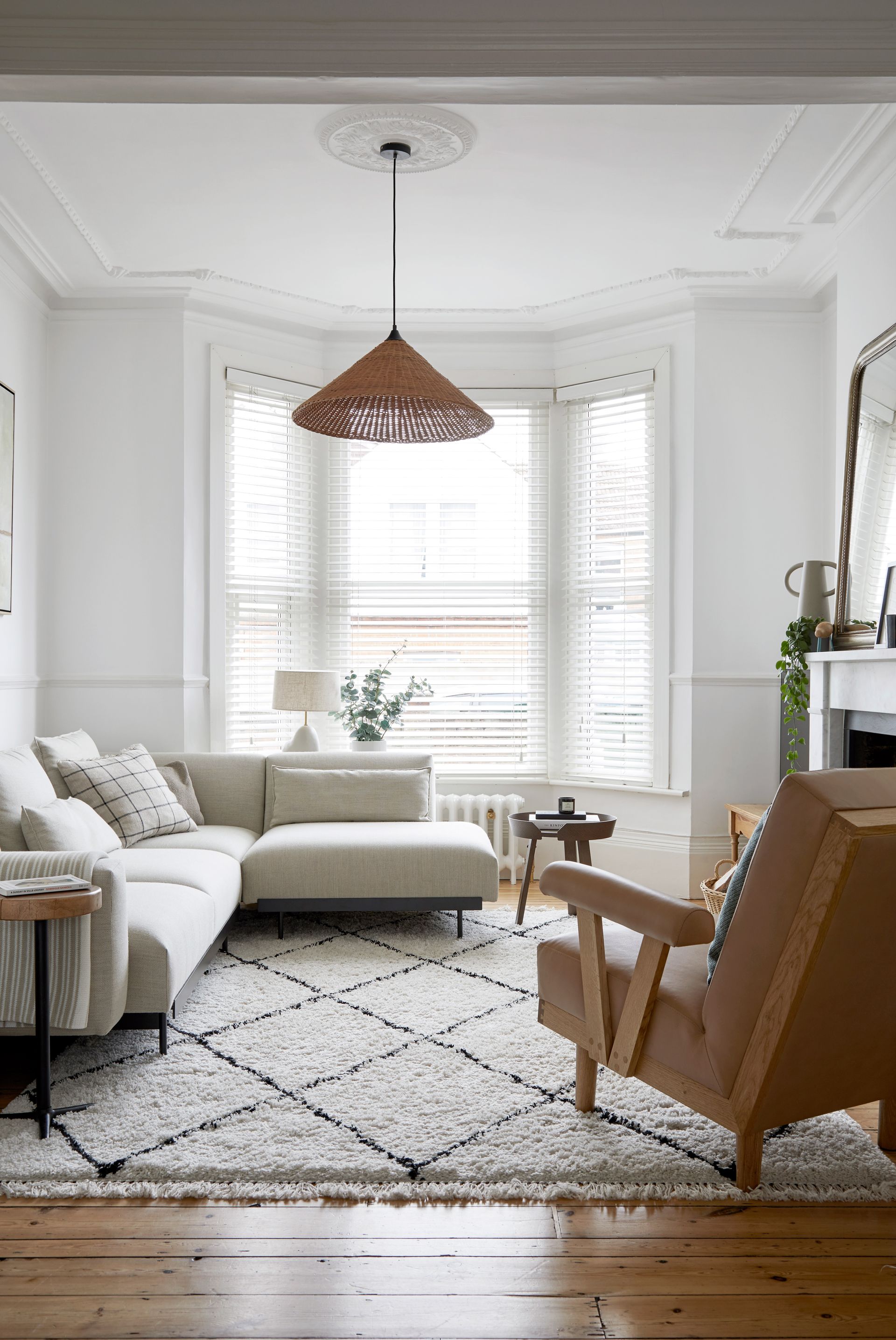 Neutral cream living room