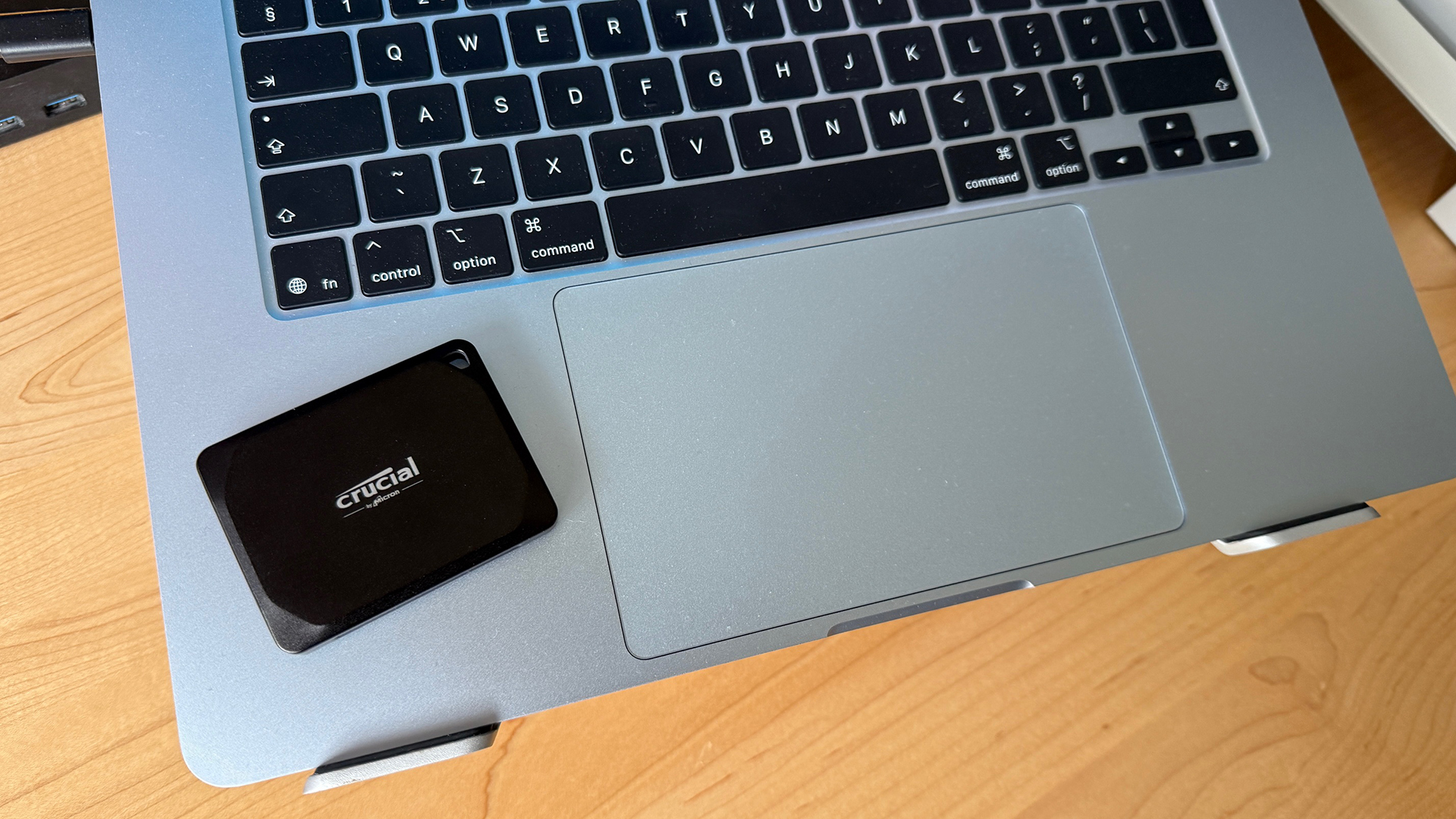 The Crucial X9 Pro SSD.