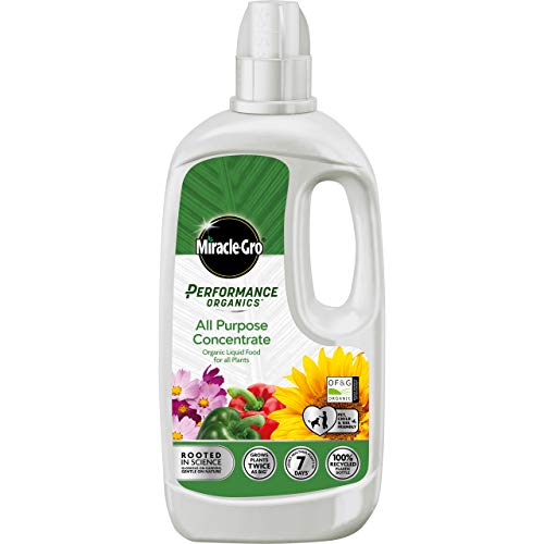 Miracle-Gro Performance Organics All Purpose Liquid Plant Food, 1 Litre (bee, Pet &amp;amp; Child Friendly)