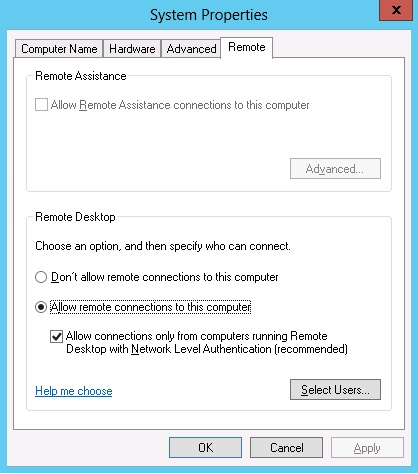 Step 8: Setting up Remote desktop - Windows Server 2012: Installation ...