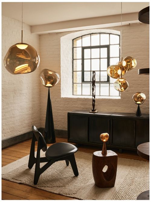 Melt Mini Pendant | Bronze Polished Polycarbonate