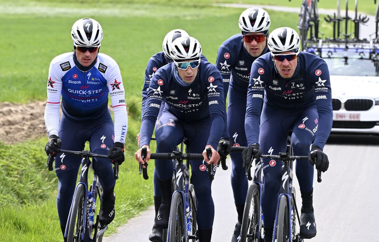 Ronde Van Vlaanderen Tour of Flanders 2022 Training 31032022 Kasper Asgreen DEN QuickStep Alpha Vinyl Team photo Vincent KalutPNSprintCyclingAgency2022