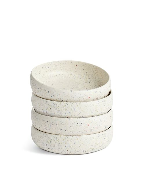 Reactive Speckle Stoneware Pasta Bowl (Set of 4)