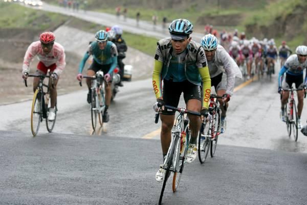 Attacks were coming thick and fast as the climb began.
