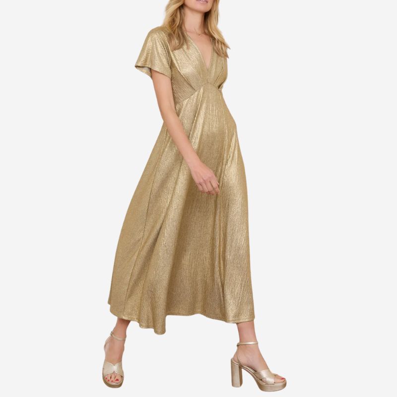Image of gold dress