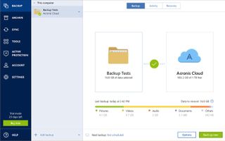 acronis true image how long to backup to cloud