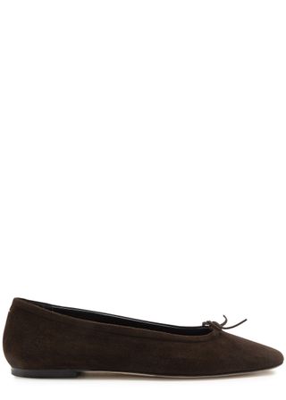 Delfina suede ballerinas