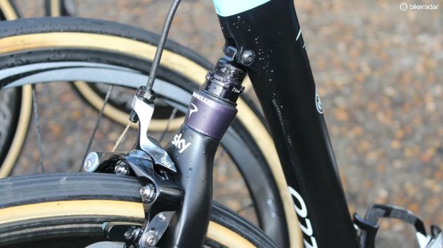 Suspension is becoming more common on road bikes, whether it's blatant components like this elastomer shock or more low-profile designs like flexible seatposts