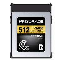 ProGrade Digital Gold Series 512GB CFexpress Type B card