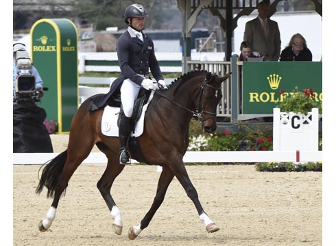 Michael Pollard riding Mensa G