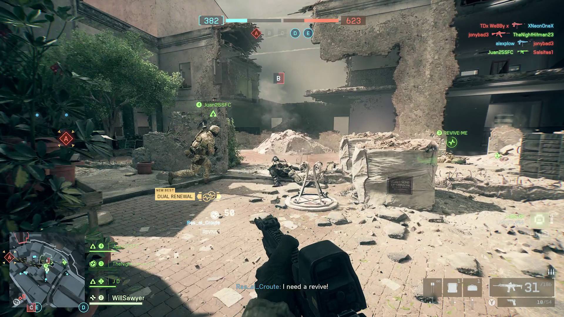 Battlefield 6 destruction mechanics destroyed buildings in Iberian Offensive map