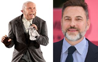 David Walliams played the cowardly Gibbis in The God Complex