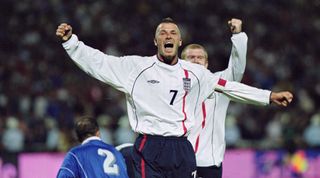 David Beckham of England, 2001