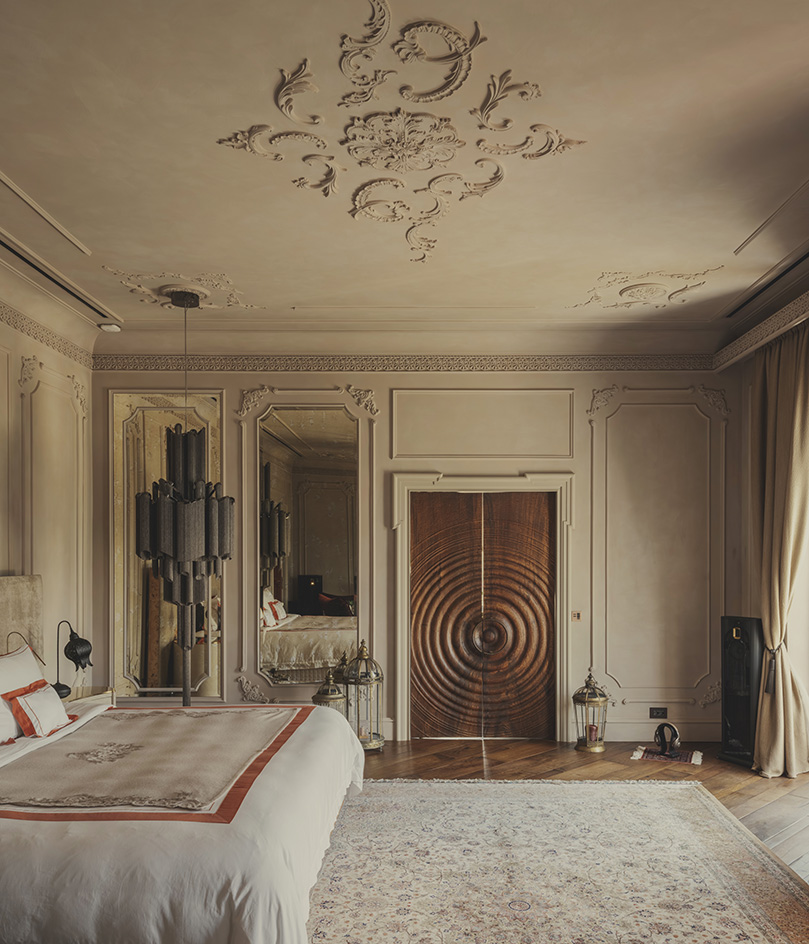 lush rome residence with rich decor mixing old and new luxury