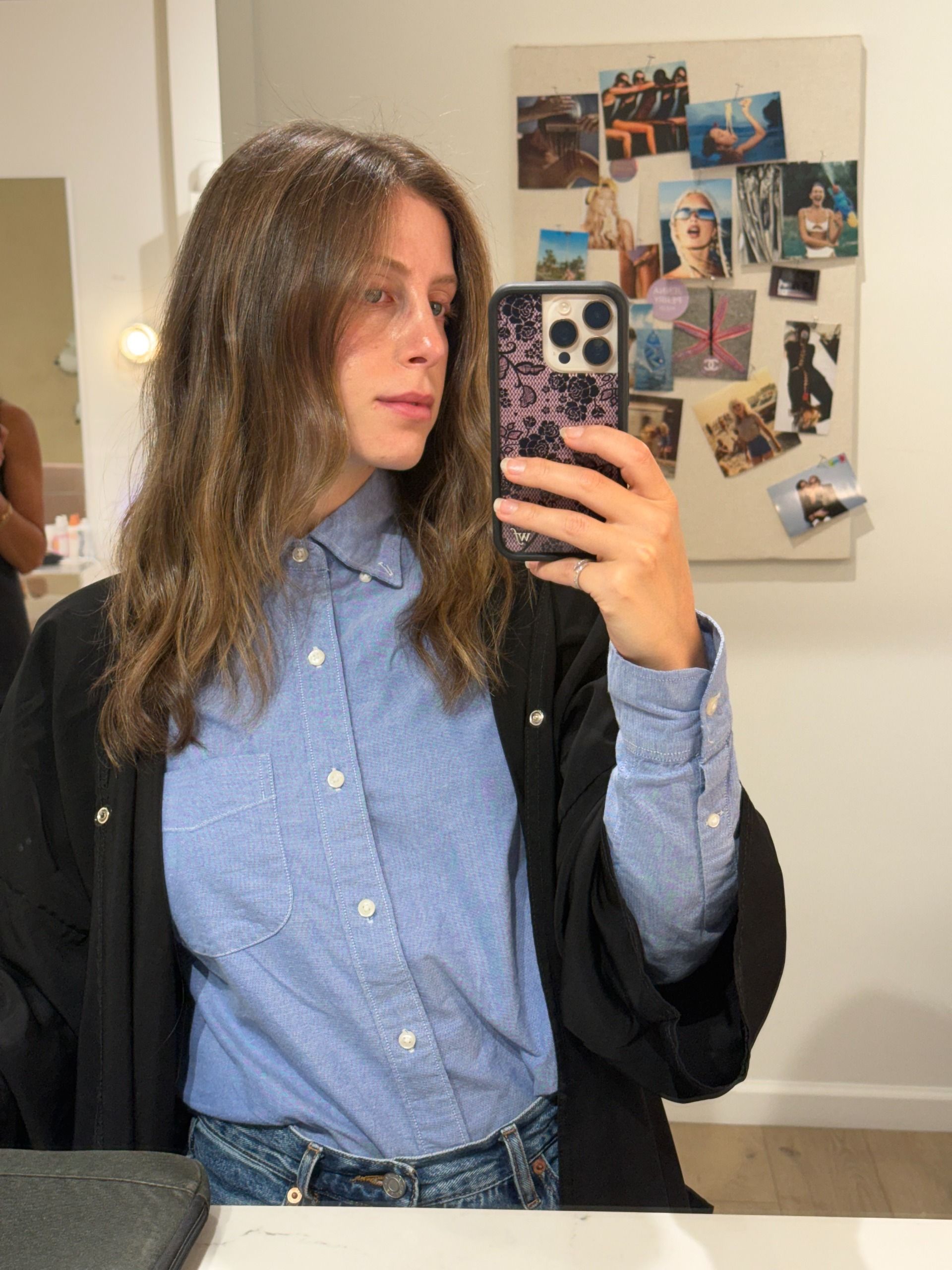 Jamie Chevron's Cashmere Bronde hair