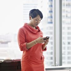 Female manager in office