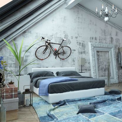bedroom bike storage