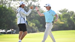 Mike Stephens and Jake Knapp celebrate winning the Mexico Open