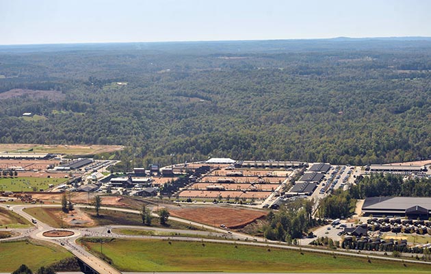 A bird’s eye view: the site for next year’s WEG is a whopping 1,600 acres