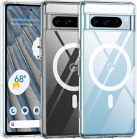 Caseborne crystal clear Pixel 8 Pro case + 2 tempered glass protectors: $21.98
