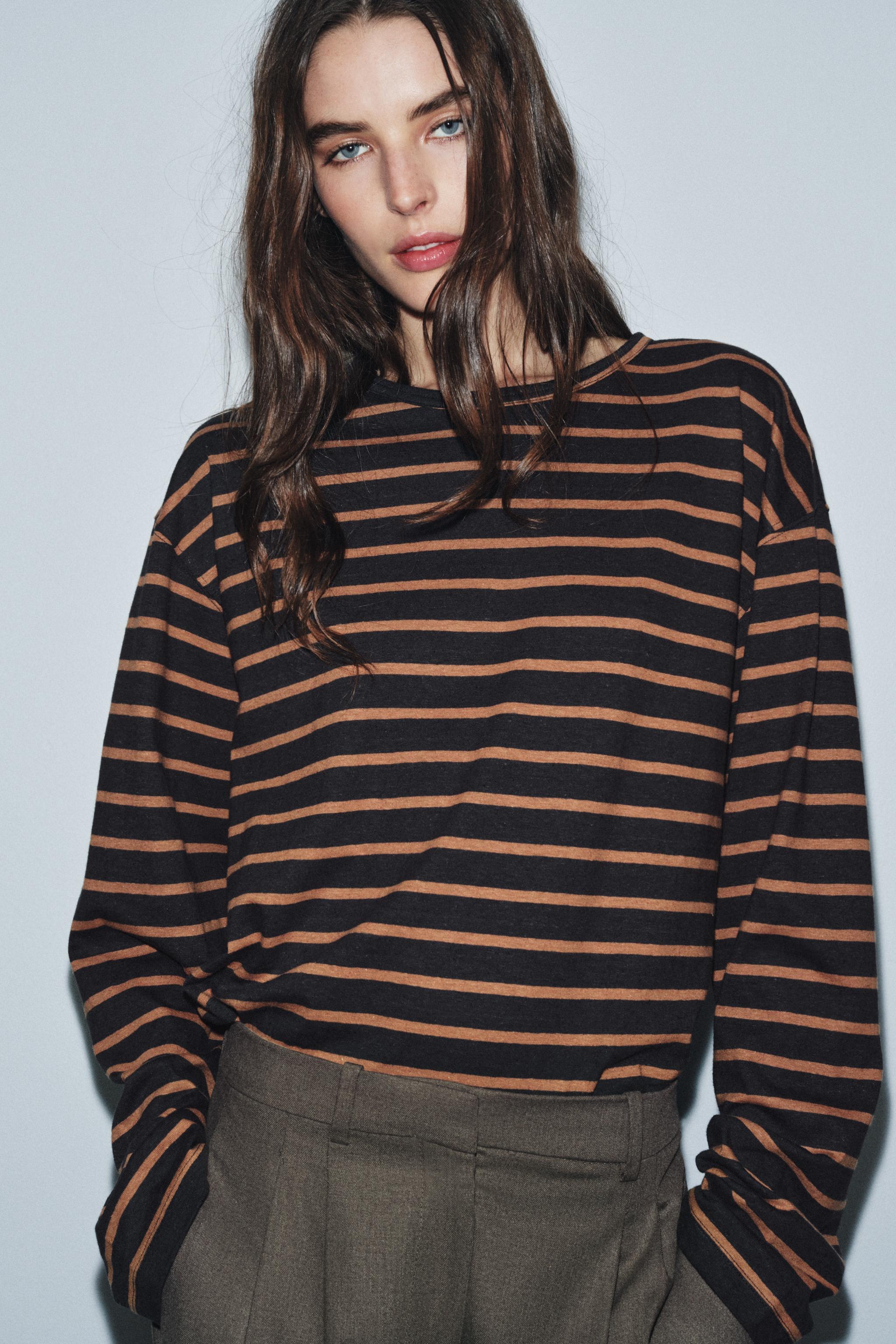 Long Sleeve Striped T-Shirt