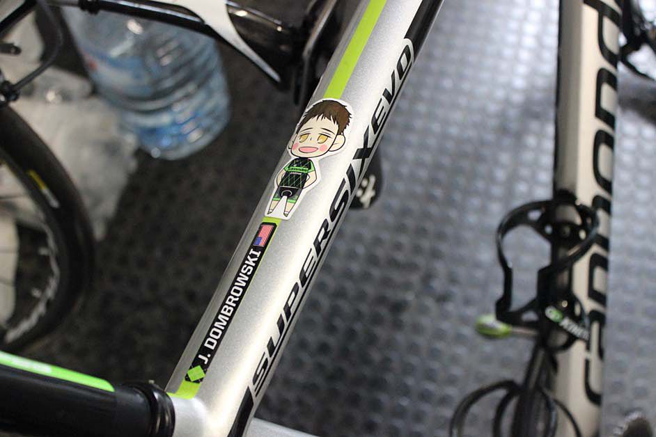 Joe Dombrowski's Cannondale while training in Tenerife