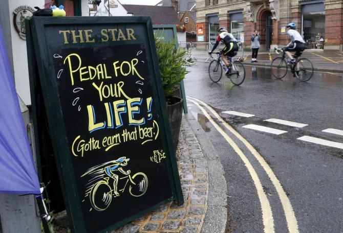 A local pub offering some motivation