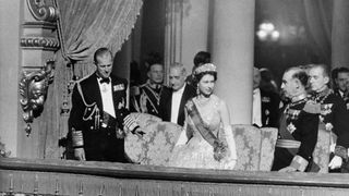 Queen Elizabeth II at the theatre