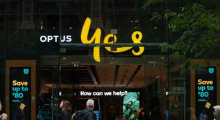 An Optus retail store