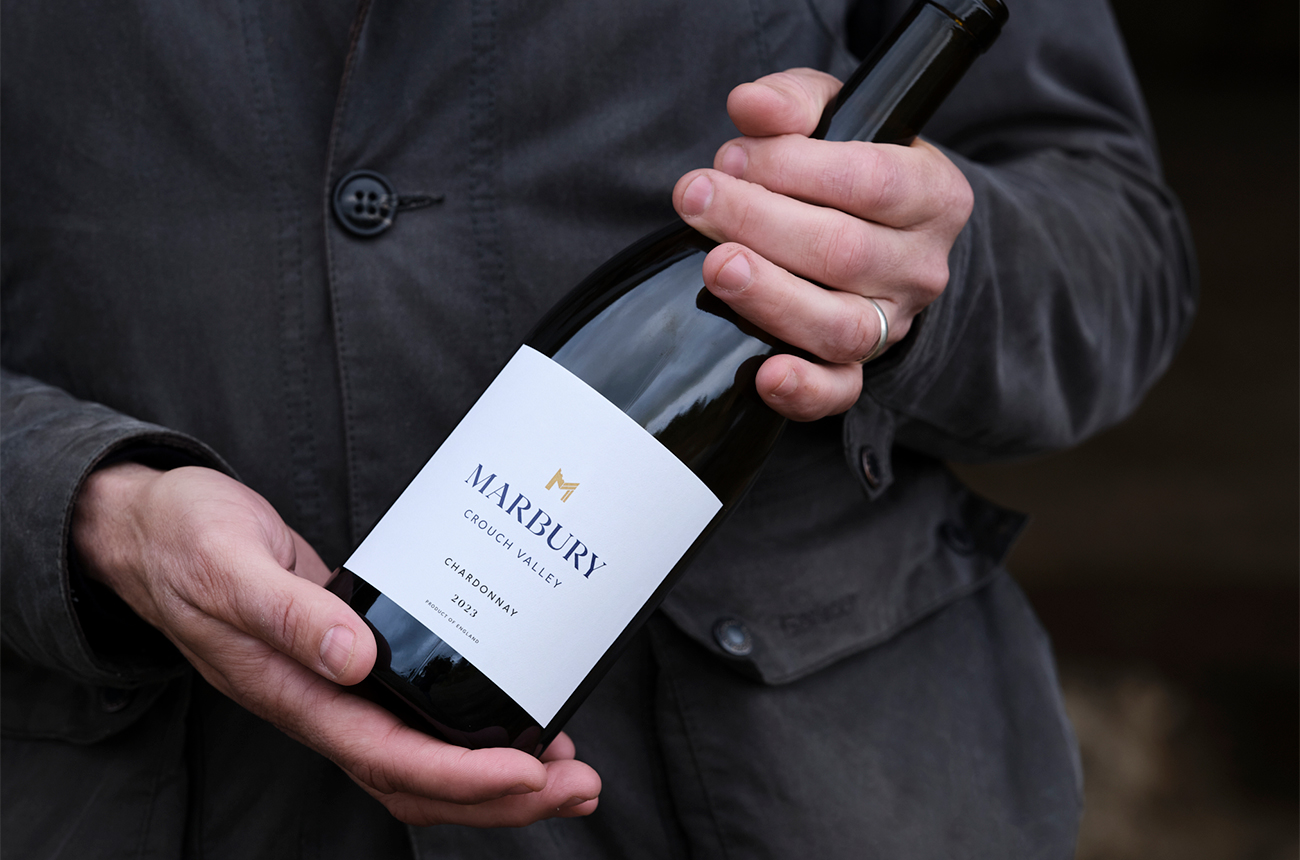 Marbury Chardonnay 2023, the first English wine release by Jackson Family Wines.