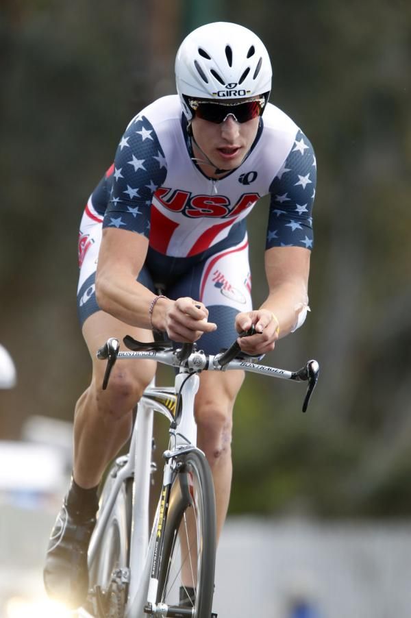 Taylor Phinney (USA) wasn't quick on his first lap, but that proved to be the key.
