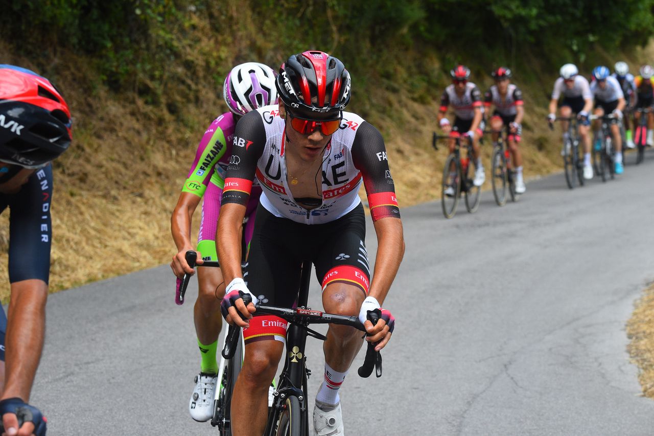 Giro dell&acirc;Appennino 2021 - 82nd Edition - Pasturana - Genova 192 km - 24/06/2021 - Juan Ayuso (ESP - UAE Team Emirates) - photo Dario Belingheri/
BettiniPhoto&Acirc;&copy;2021