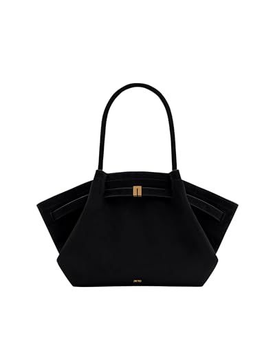 Jw Pei Women's Hana Medium Faux Suede Tote Bag - Black