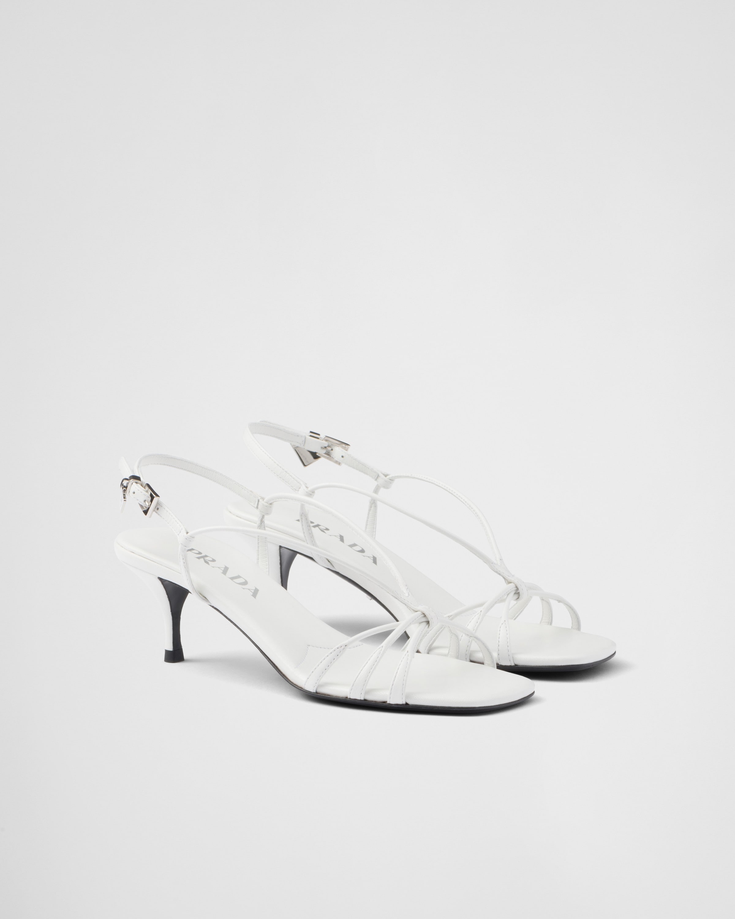 Heeled Leather Sandals