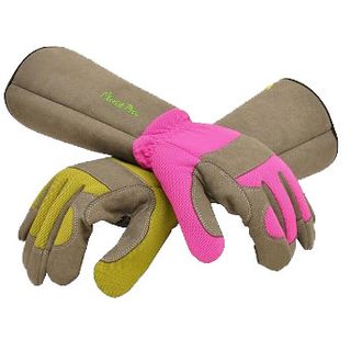 G&F products Florist Pro Long Sleeve Rose gardeining gloves showing two colorways